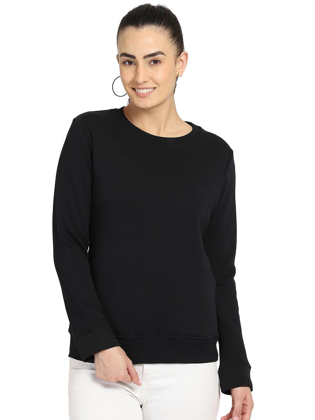 dyca round neck cotton pullover sweatshirt