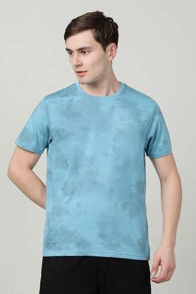 dyed cotton slim fit men's t-shirt - ice