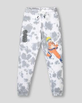 dyed naruto tie & dye joggers