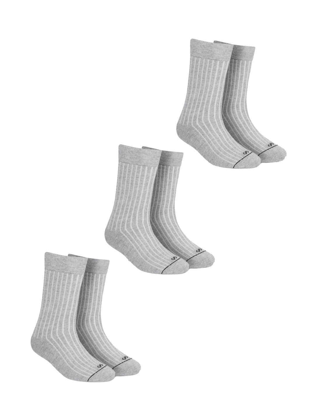 dynamocks unisex pack of 3 solid calf-length socks