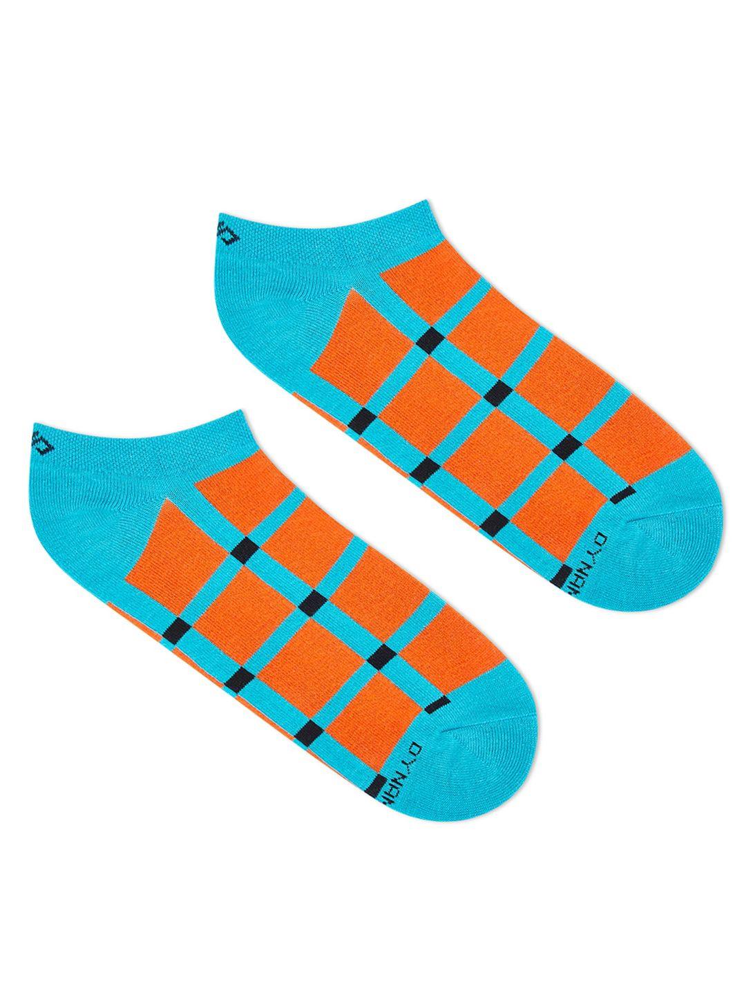 dynamocks patterned ankle-length socks