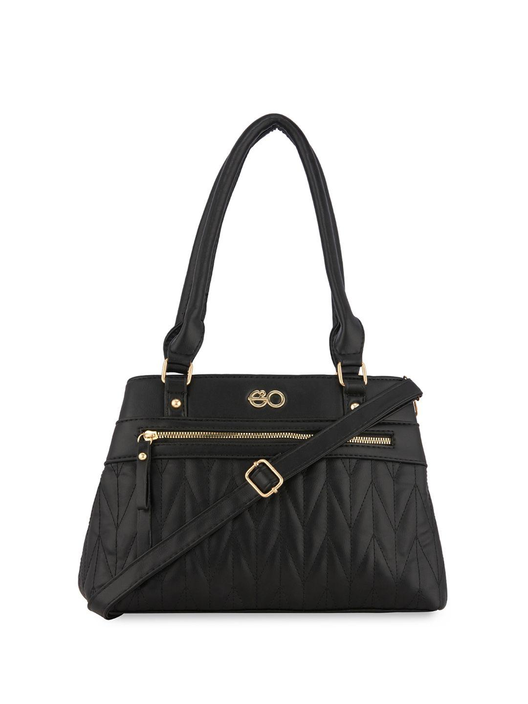 e2o textured structured shoulder bag