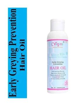 early greying prevention hair oil