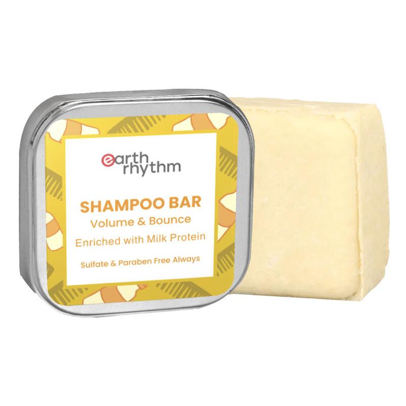 earth rhythm milk protein shampoo bar with tin