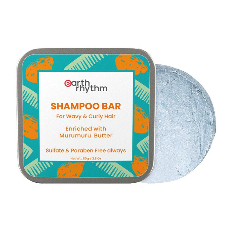 earth rhythm murumuru butter shampoo bar with tin