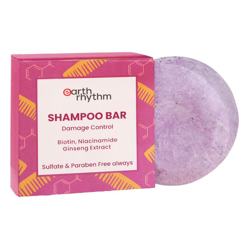 earth rhythm shampoo bar with biotin, niacinamide & ginseng extract - without tin