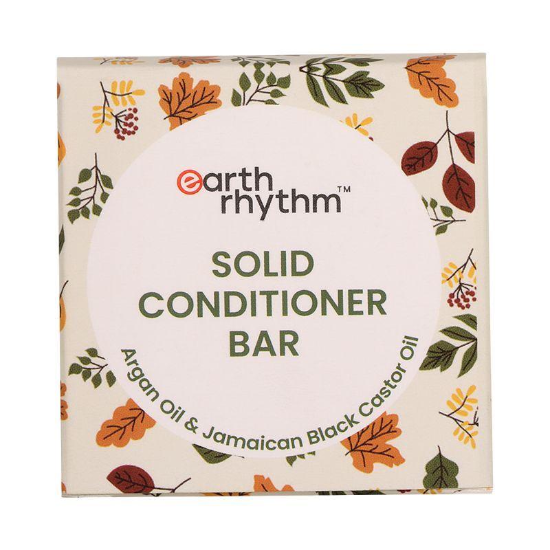 earth rhythm solid conditioner bar with argan & black castor oil