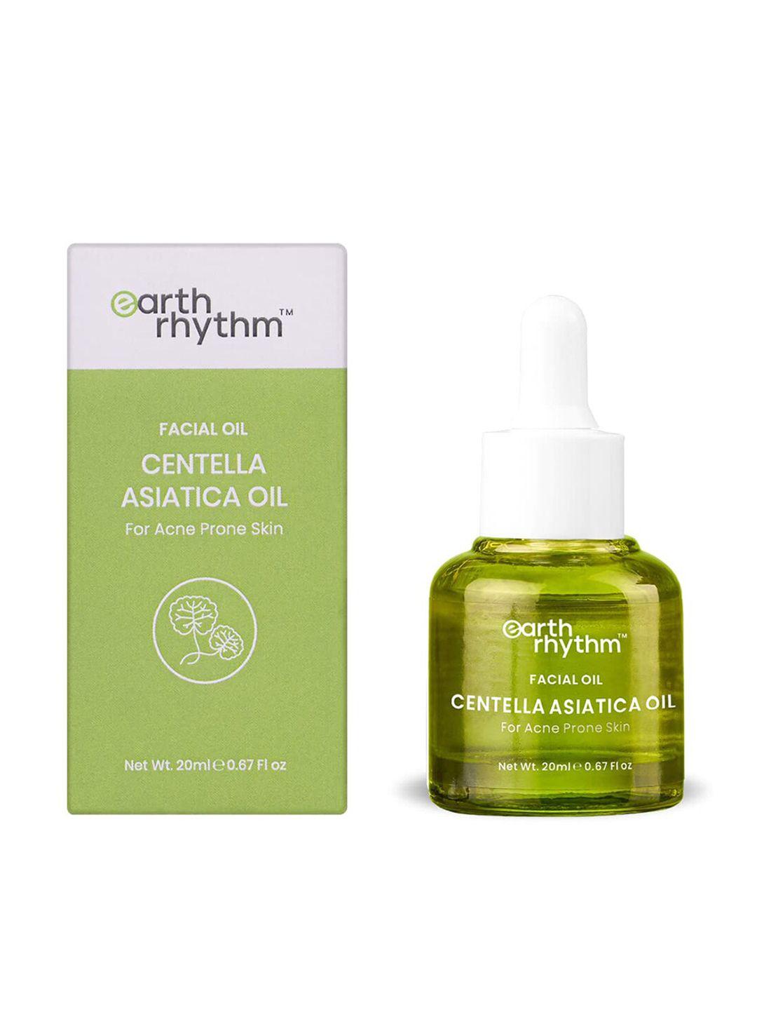 earth rhythm centella asiatica face oil with sunflower - 20 ml