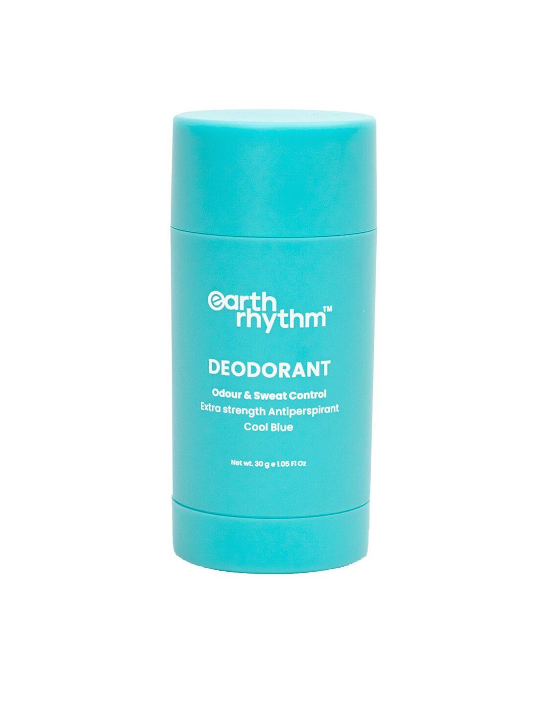 earth rhythm cool blue deo stick long lasting & anti perspirant - 30ml