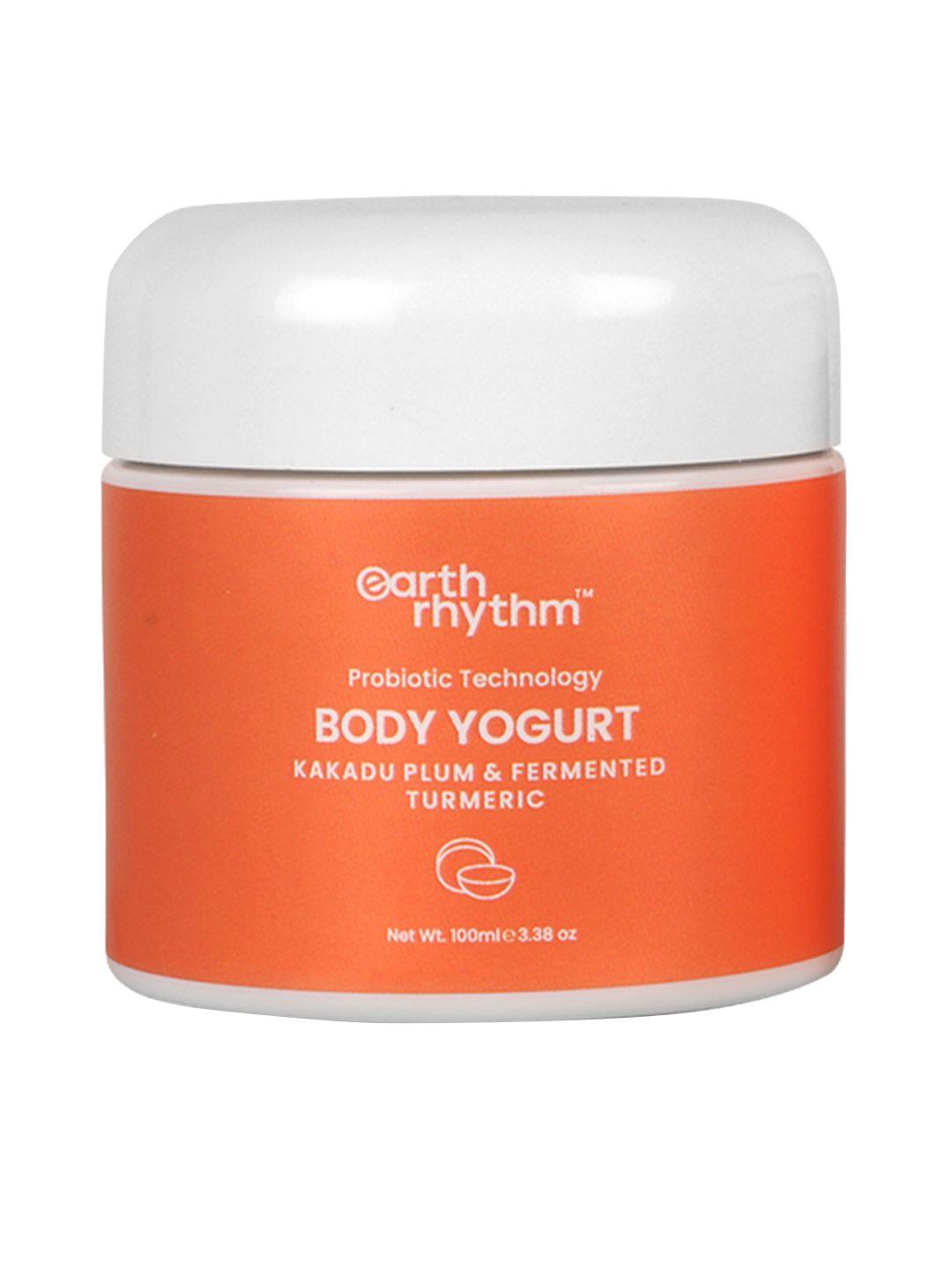 earth rhythm kakadu plum & fermented turmeric probiotic technology body yogurt - 100 ml