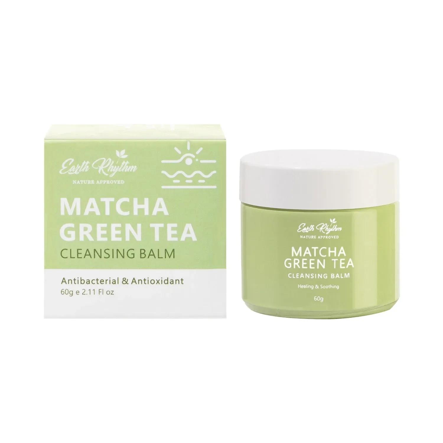 earth rhythm matcha green tea cleansing balm (60g)