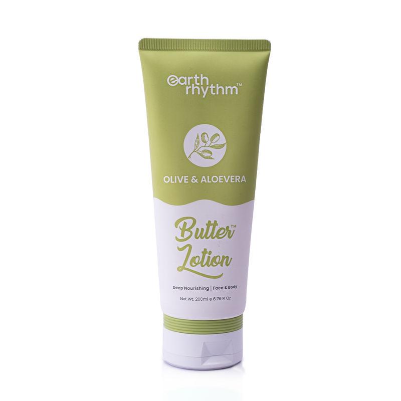 earth rhythm olive & aloe vera butter lotion