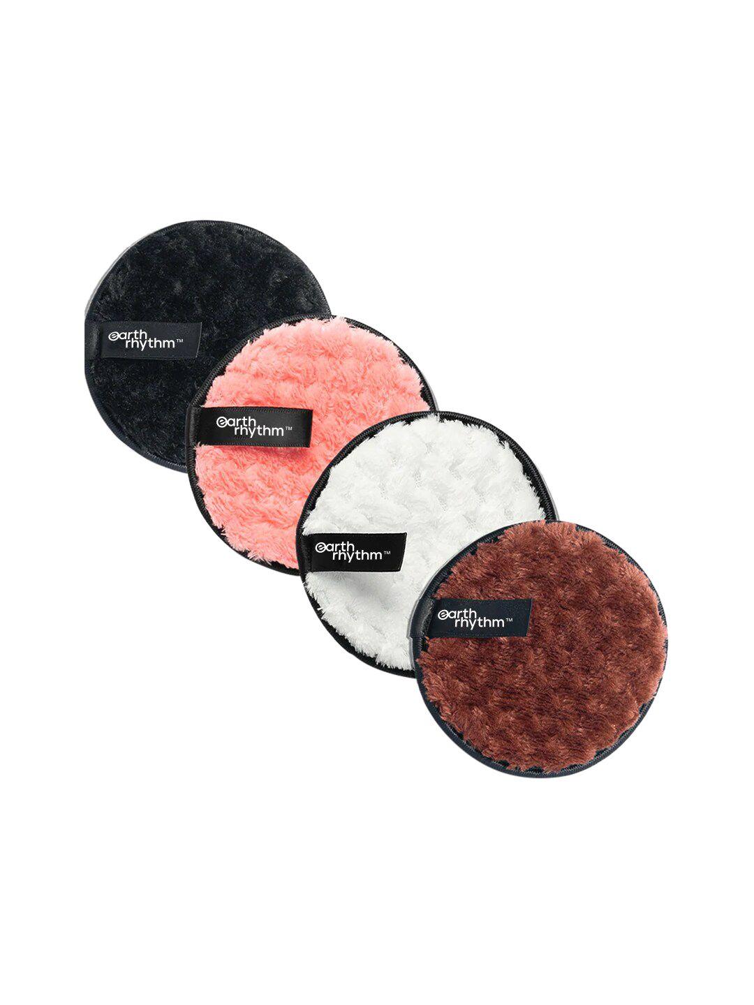 earth rhythm pack of 4 makeup removal reusable cleansing pads