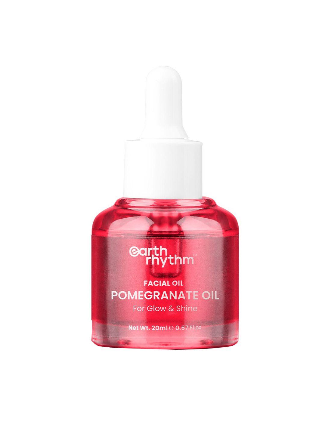 earth rhythm pomegranate facial oil for glow & shine - 20 ml
