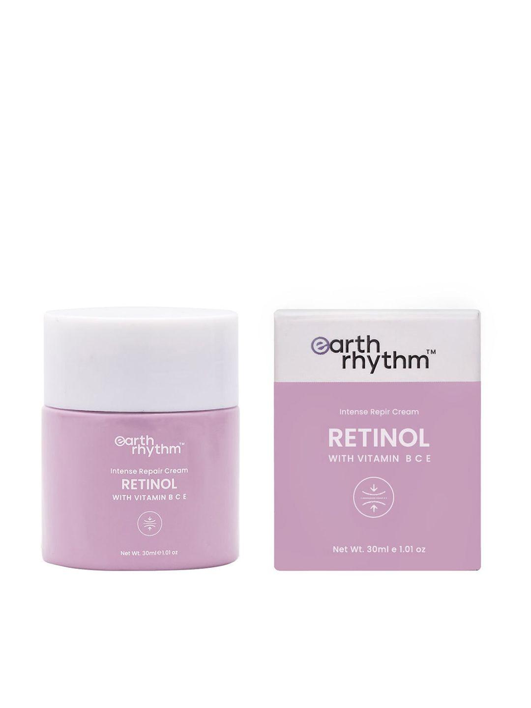 earth rhythm retinol intense repair cream with vitamin b c e 30 ml
