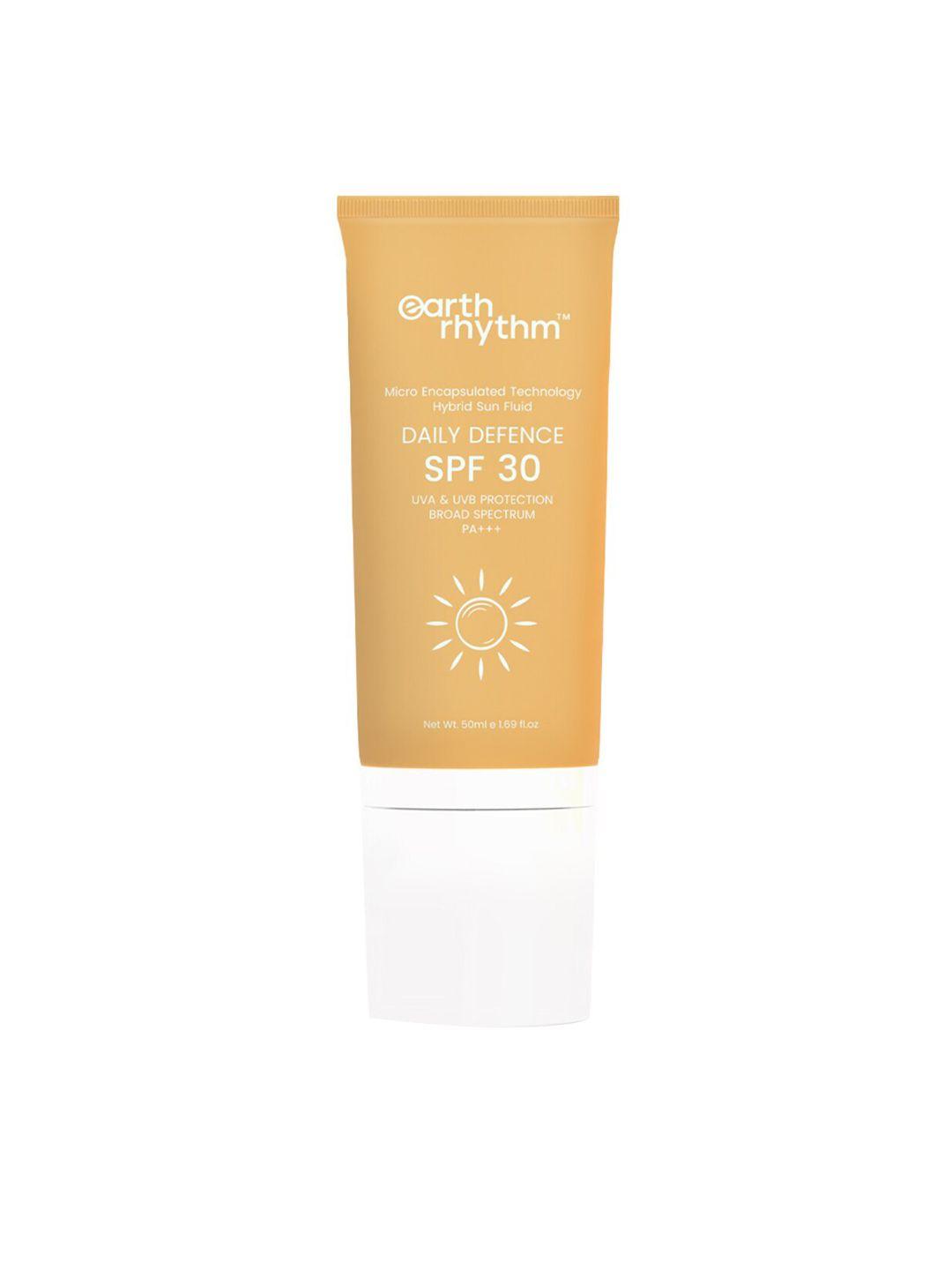 earth rhythm sunscreen spf 30 pa+++ non sticky 50 ml