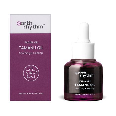 earth rhythm tamanu facial oil | reduce pigmentation, fades acne scars, dimishes fine lines | for all skin types | women - 20 ml