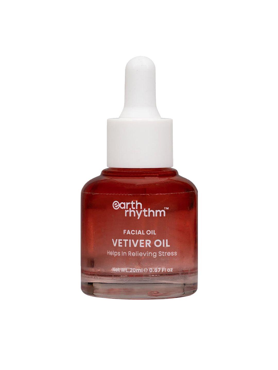 earth rhythm vetiver facial oil with vitamin e & jojoba oil - 20 ml