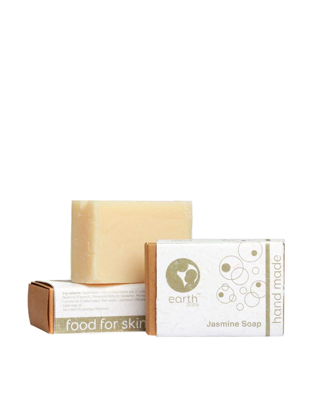 earthbaby beige handmade jasmine soap - 100g