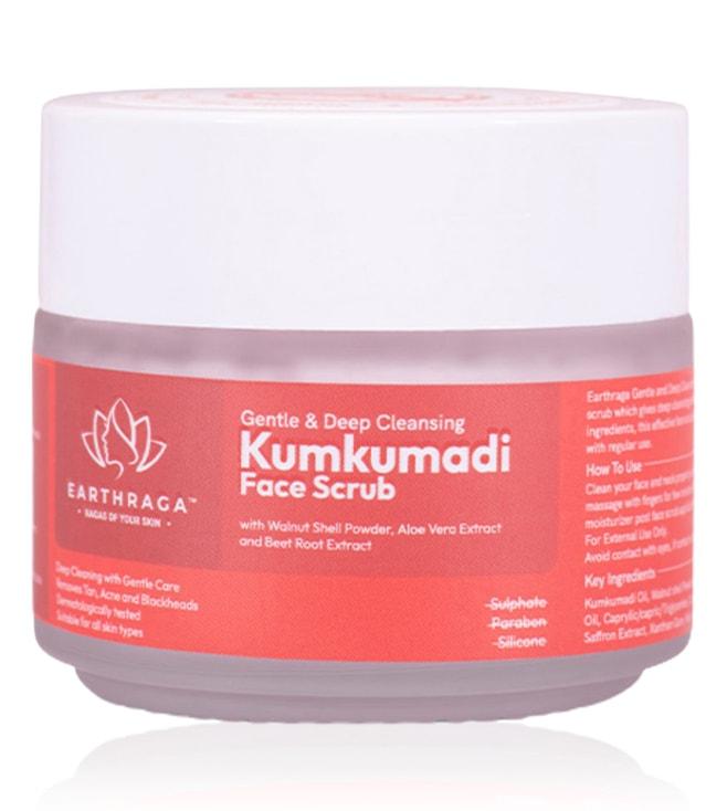 earthraga gentle & deep cleansing kumkumadi face scrub - 100 ml