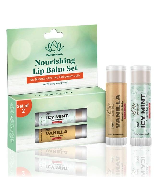 earthraga nourishing lip balm set