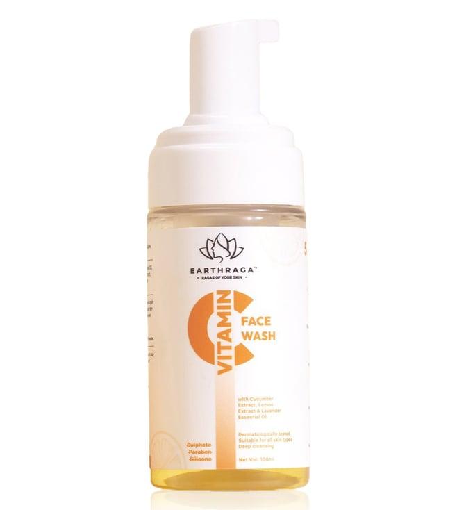 earthraga vitamin c face wash - 100 ml