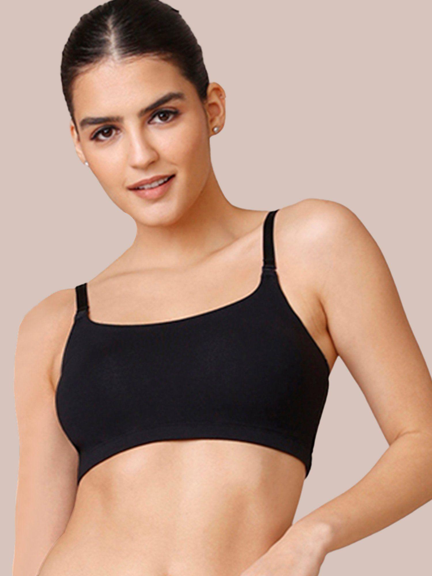 easy breezy slip on bra - anthracite nyb165 - black