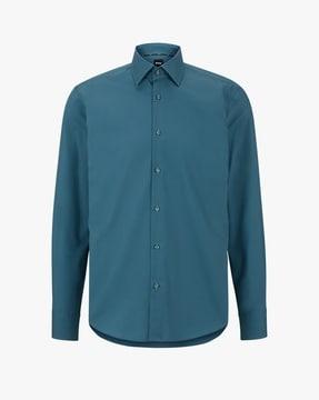 easy iron poplin regular fit shirt