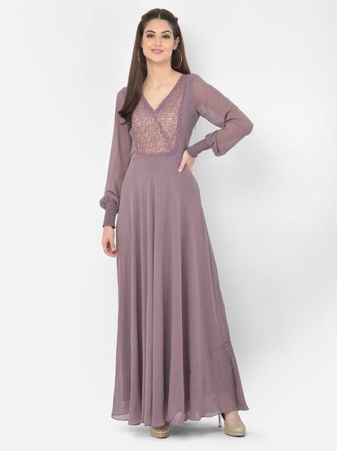 eavan lavender embroidered dress