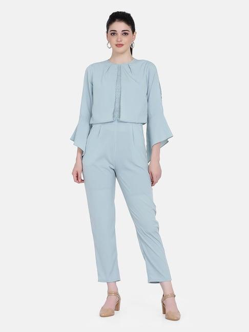 eavan mint full length jumpsuit