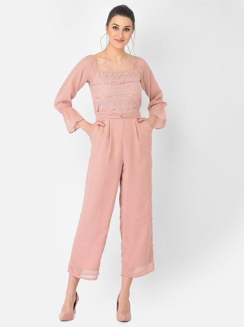 eavan pink embellished jumpsuit