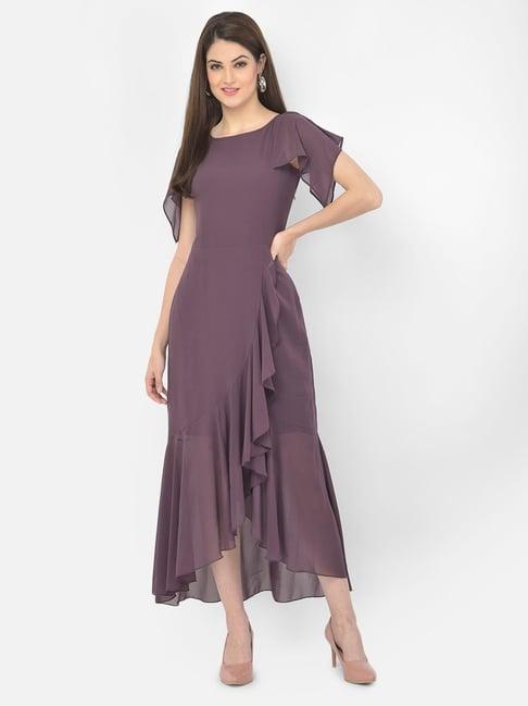 eavan purple maxi dress