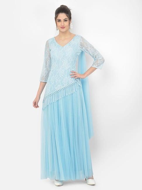 eavan turquoise lace dress