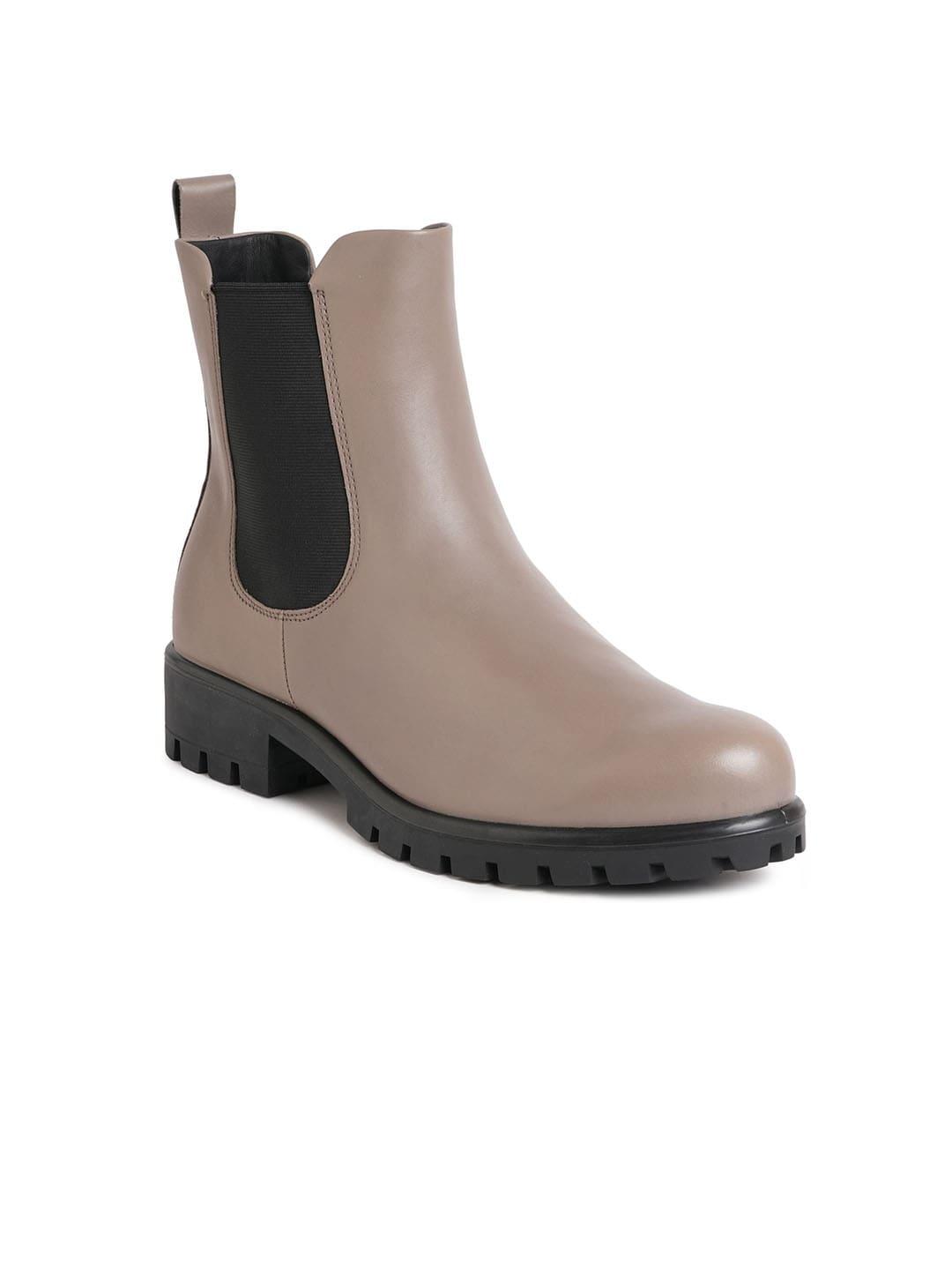 ecco women modtray mid top leather chelsea boots