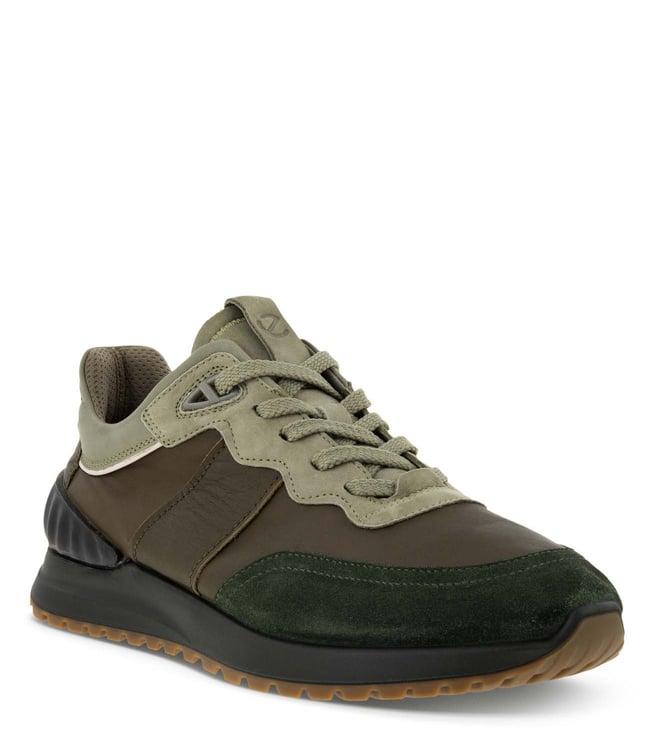 ecco men's astir green sneakers