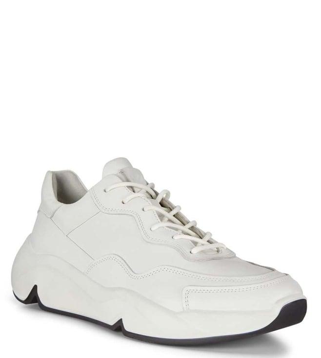 ecco men's chunky white sneakers