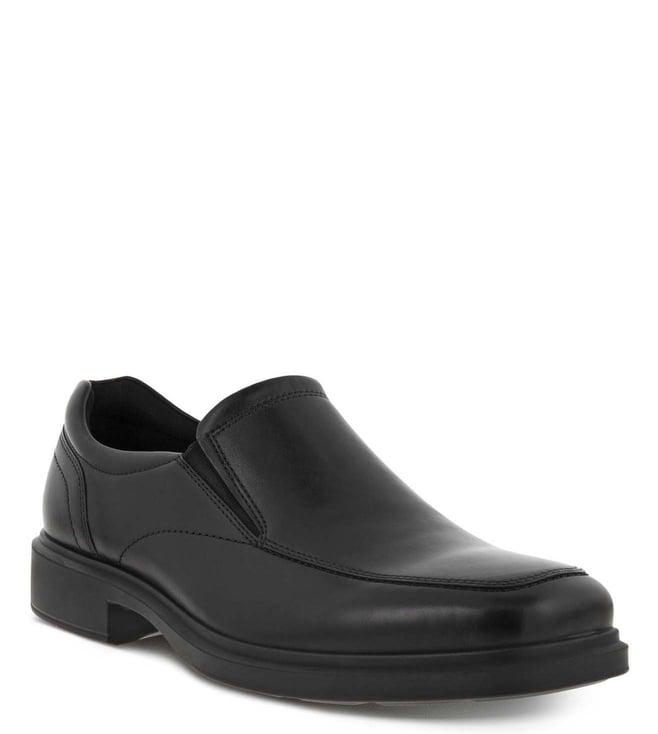 ecco men's helsinki black formal slip on shoes
