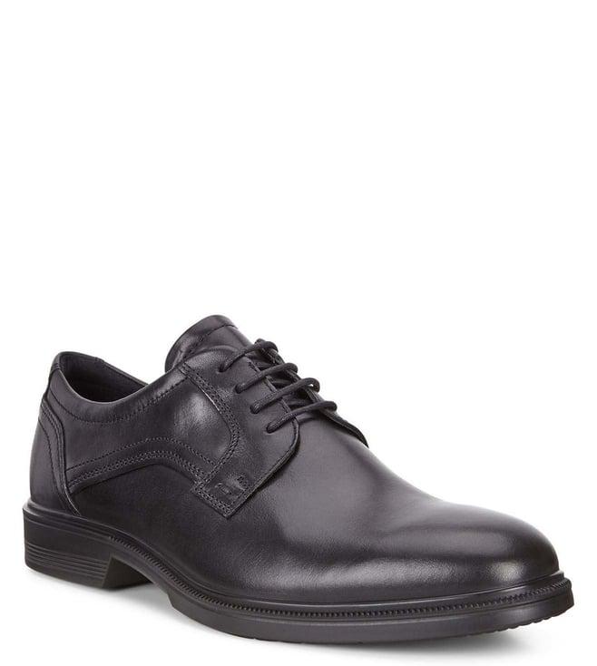 ecco men's lisbon black formal shoes