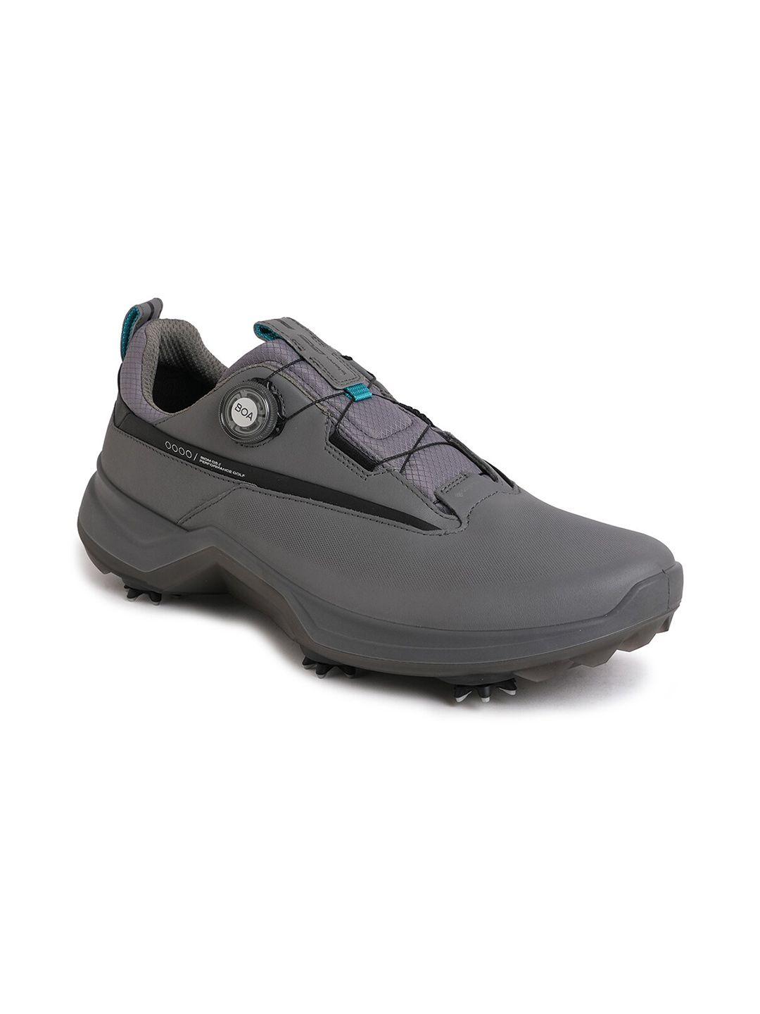 ecco men leather golf non-marking shoes