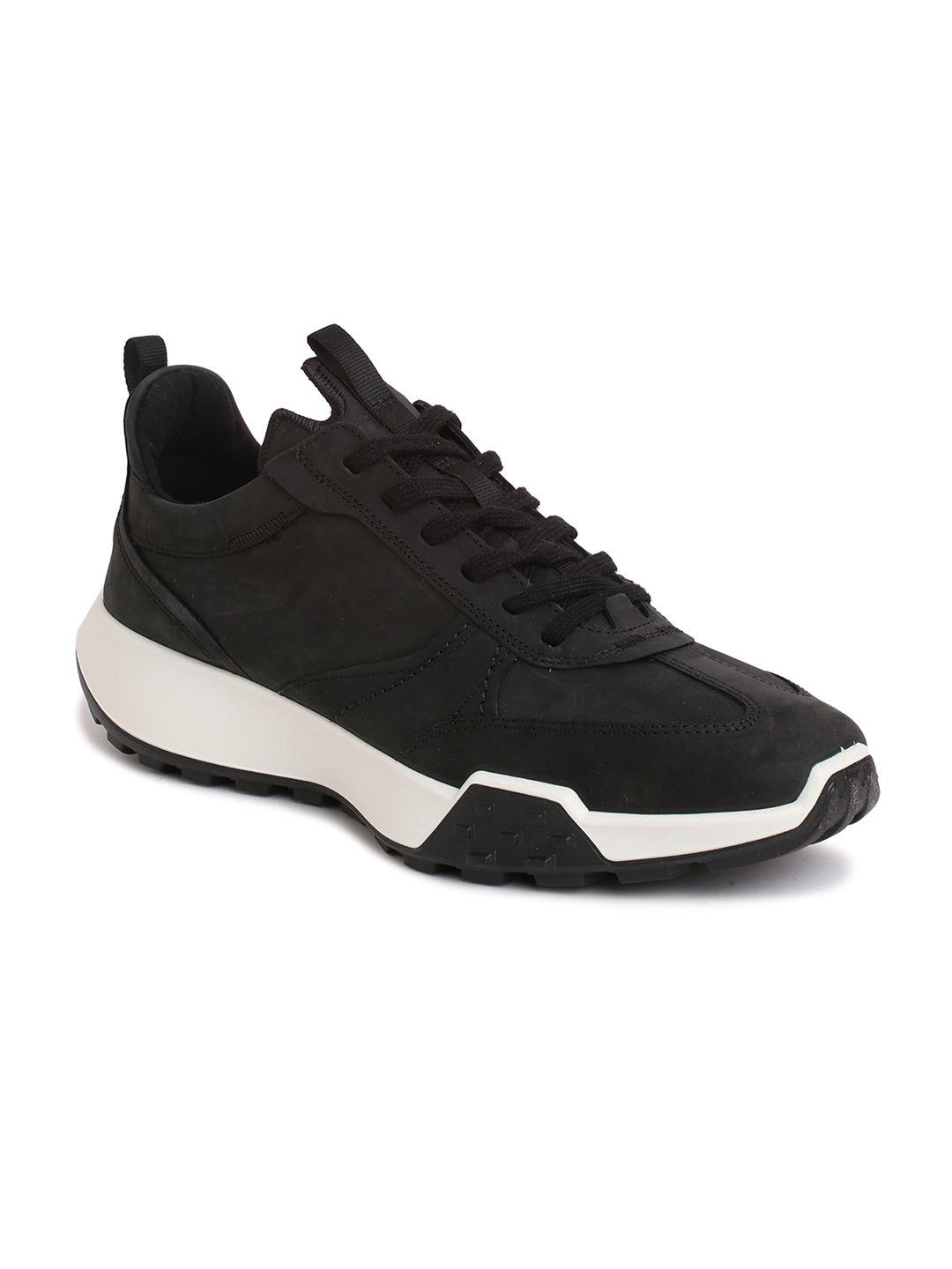 ecco men nubuck lace-ups sneakers