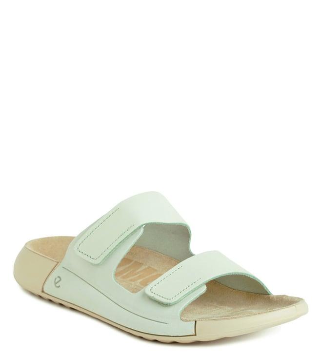 ecco women's cozmo matcha slide sandals