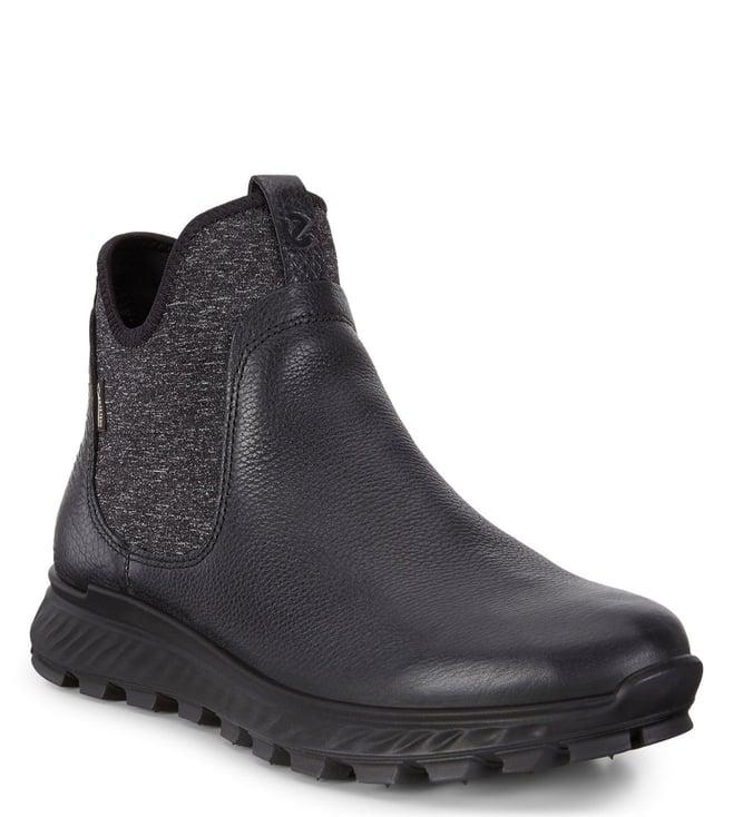 ecco women's exostrike black outdoor boots