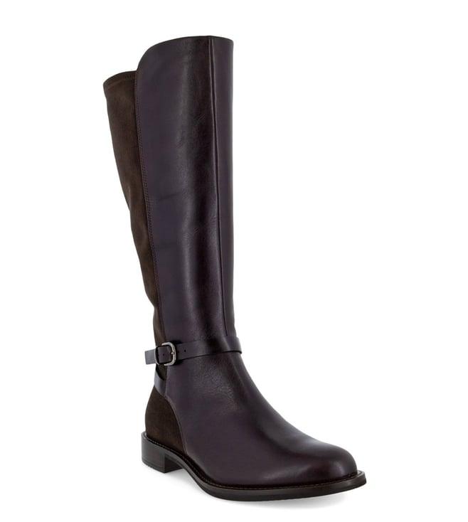 ecco women's sartorelle 25 mocha & coffee boots