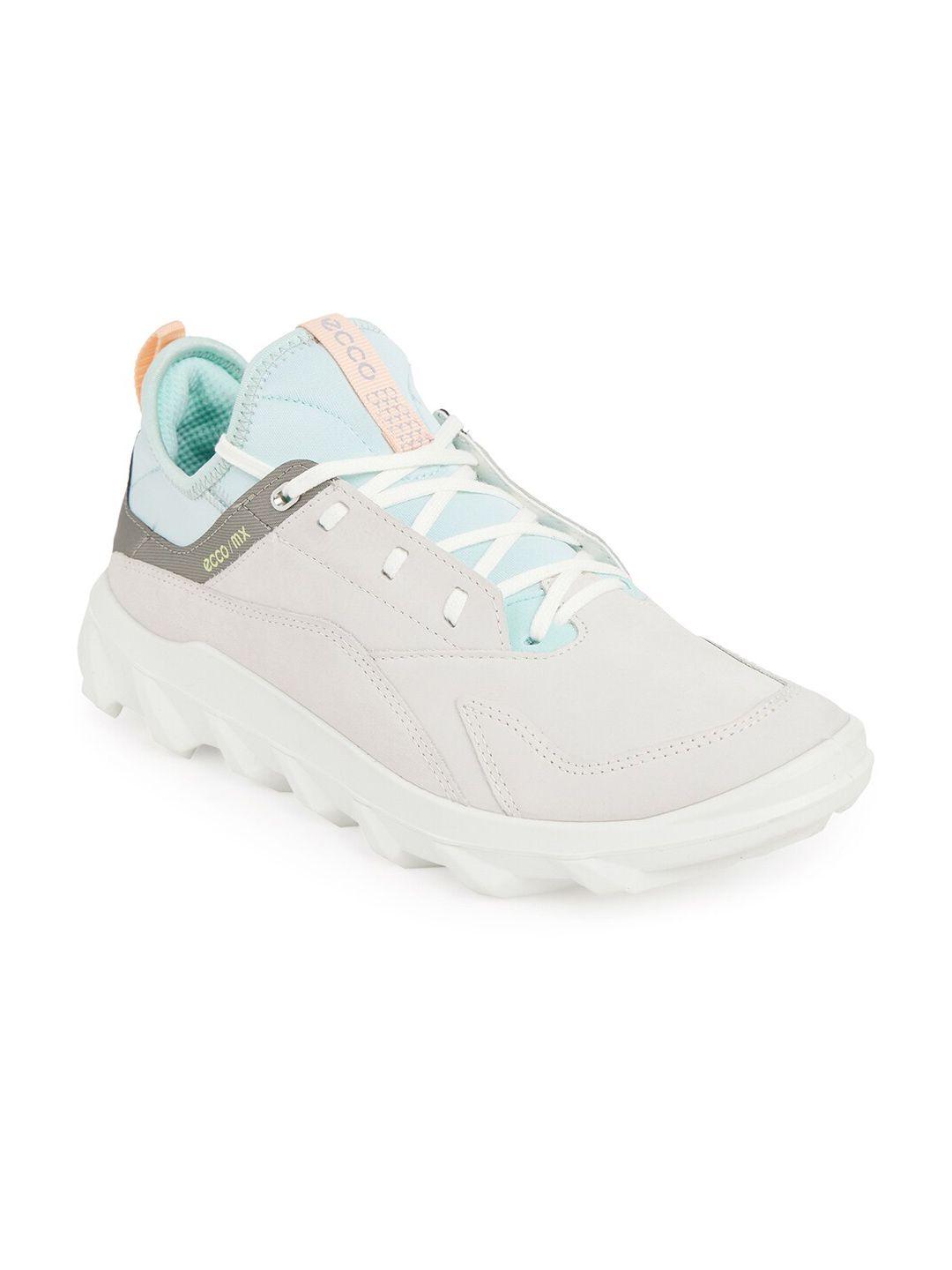 ecco women white vitality leather walking non-marking shoes