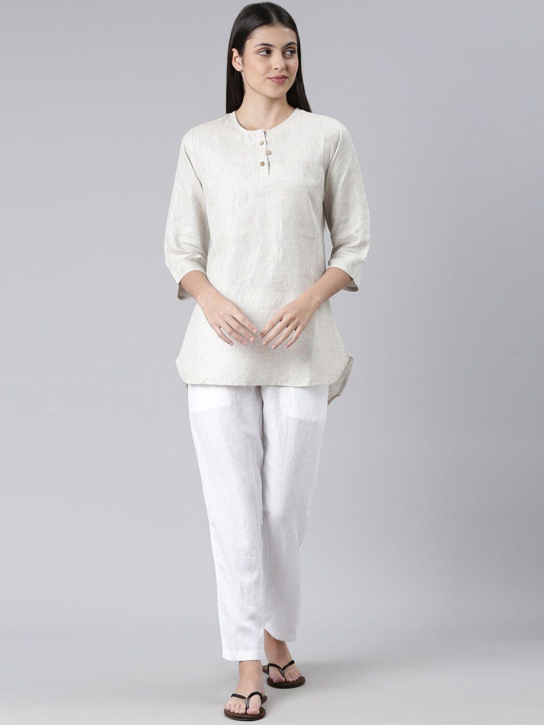 ecentric women organic cotton tunic with trousers co-ords