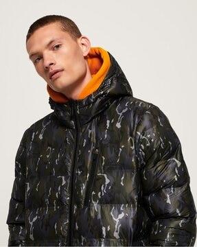 echo quilt longline puffer jacket