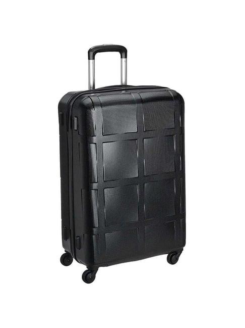 echolac black large hard cabin trolley - 78 cm