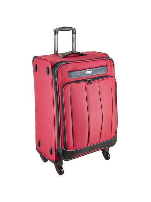 echolac red medium soft cabin trolley - 66 cm