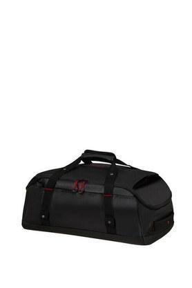 ecodiver polyester duffle backpack - black