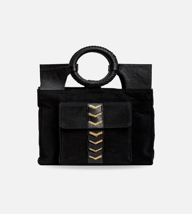 econock black gold riddance chakram mini tote